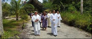 Visita à Missão no Suriname