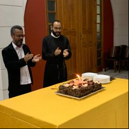 : Jantar de Confraternização e saudação ao novo Redentorista e ao aniversariante Pe Cláudio (2)