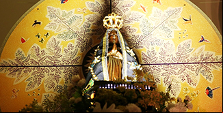 imagem da noticia Seminaristas celebram a MÃ£e Aparecida