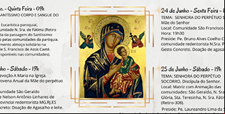 imagem da noticia Novena e Festa do PerpÃ©tuo Socorro