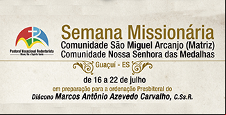 imagem da noticia Semana MissionÃ¡ria Redentorista